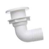 Seachoice 90-Degree Thru-Hull Connector, Fits 1-1/2 in. ID Hose, 1-3/8 in. Max Hull - 50-18121 - official Seachoice product image 2