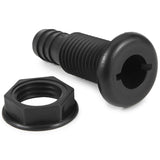 Seachoice 3/4" Black Plastic Thru-Hull w/Broad Flange - 50-18151 - official Seachoice product image 6