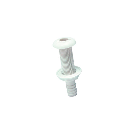 Seachoice Polypropylene Extra Long Thru-Hull Connector for 3/4 in. ID Hose, White Finish - 18161 - official Seachoice product image 7
