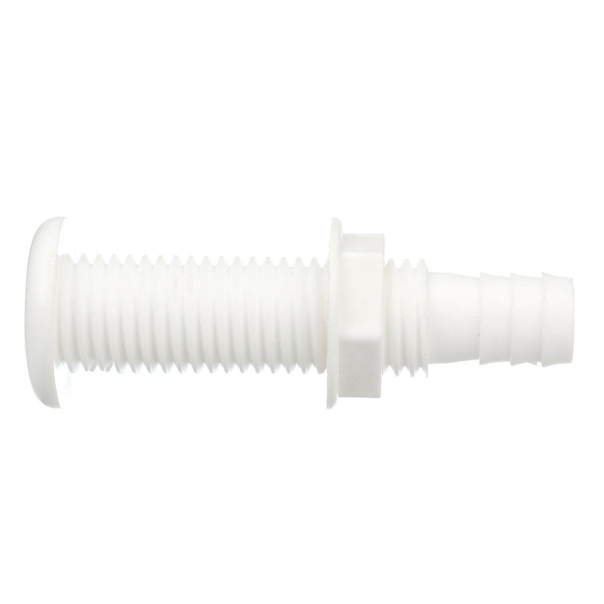 Seachoice Polypropylene Extra Long Thru-Hull Connector for 3/4 in. ID Hose, White Finish - 18161 - official Seachoice product image 6