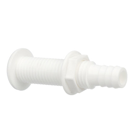 Seachoice Polypropylene Extra Long Thru-Hull Connector for 3/4 in. ID Hose, White Finish - 18161 - official Seachoice product image 5