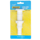 Seachoice Polypropylene Extra Long Thru-Hull Connector for 3/4 in. ID Hose, White Finish - 18161 - official Seachoice product image 3