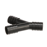 Seachoice 3-Way Y Fitting, Fits 3/4 in. ID Hose, Black Plastic - 18231 - official Seachoice product image 3