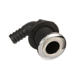 Seachoice 90-Degree Thru-Hull Connector, Fits 3/4 In. ID Hose, 1-3/8 In. Max Hull, White - 50-18541 - official Seachoice product image 3
