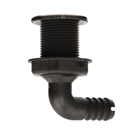Seachoice 90-Degree Thru-Hull Connector, Fits 3/4 In. ID Hose, 1-3/8 In. Max Hull, White - 50-18541 - official Seachoice product image 5