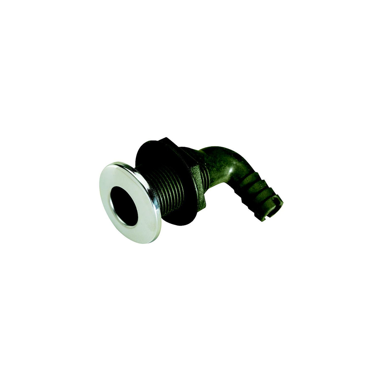 Seachoice 90-Degree Thru-Hull Connector, Fits 3/4 In. ID Hose, 1-3/8 In. Max Hull, White - 50-18541 - official Seachoice product image 8