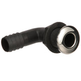 Seachoice 90-Degree Thru-Hull Connector, Fits 1-1/8 In. ID Hose, 1-3/8 In. Max Hull - 50-18561 - official Seachoice product image 2