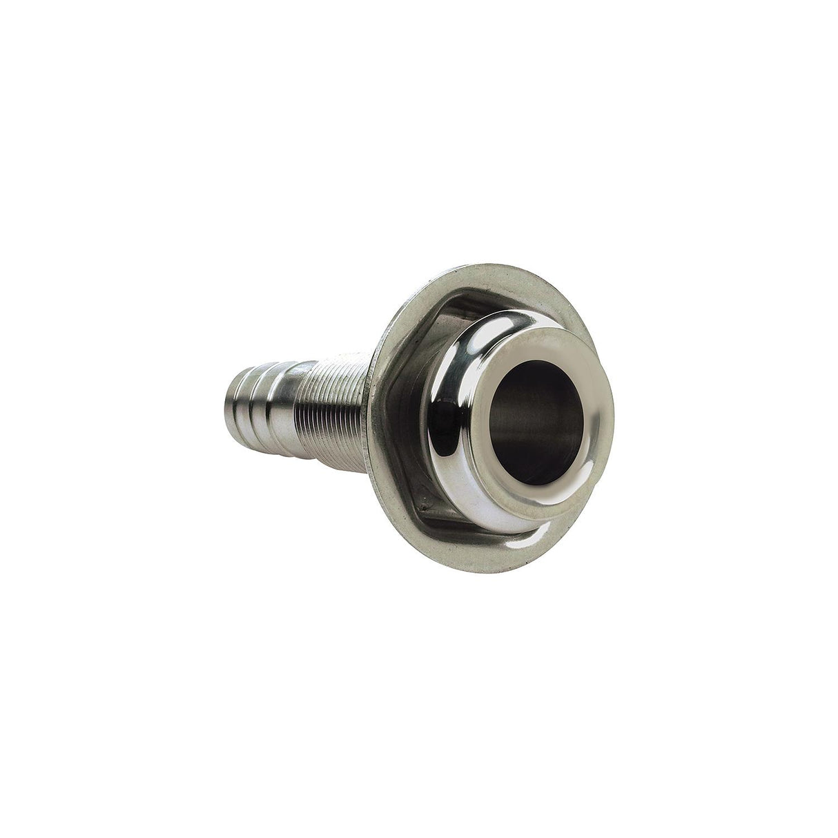 Seachoice Mega-Flow Dripless Thru Hull Fitting, 316 Stainless Steel, Fits 5/8 in. Hose, 1-1/2 in. Max. Hull - 50-18591 - official Seachoice product image 9