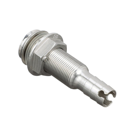 Seachoice Mega-Flow Dripless Thru Hull Fitting, 316 Stainless Steel, Fits 5/8 in. Hose, 1-1/2 in. Max. Hull - 50-18591 - official Seachoice product image 4
