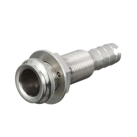 Seachoice Mega-Flow Dripless Thru Hull Fitting, 316 Stainless Steel, Fits 5/8 in. Hose, 1-1/2 in. Max. Hull - 50-18591 - official Seachoice product image 3