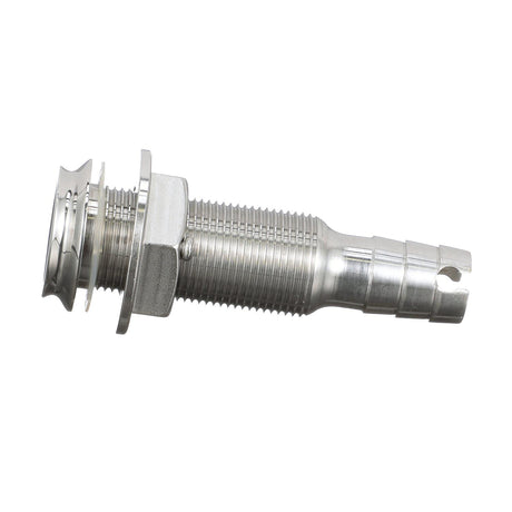 Seachoice Mega-Flow Dripless Thru Hull Fitting, 316 Stainless Steel, Fits 5/8 in. Hose, 1-1/2 in. Max. Hull - 50-18591 - official Seachoice product image 5