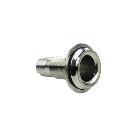 Seachoice Mega-Flow Dripless Thru Hull Fitting, 316 Stainless Steel, Fits 5/8 in. Hose, 1-1/2 in. Max. Hull - 50-18591 - official Seachoice product image 10