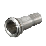Seachoice Mega-Flow Dripless Thru Hull Fitting, 316 Stainless Steel, Fits 1-1/8 in. Hose, 1-1/2 in. Max. Hull - 50-18621 - official Seachoice product image 5