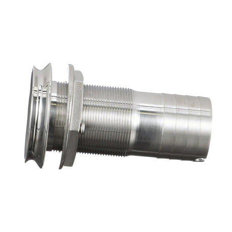 Seachoice Mega-Flow Dripless Thru Hull Fitting, 316 Stainless Steel, Fits 1-1/2 In. Hose, 1-1/2 In. Max. Hull - 50-18631 - official Seachoice product image 8