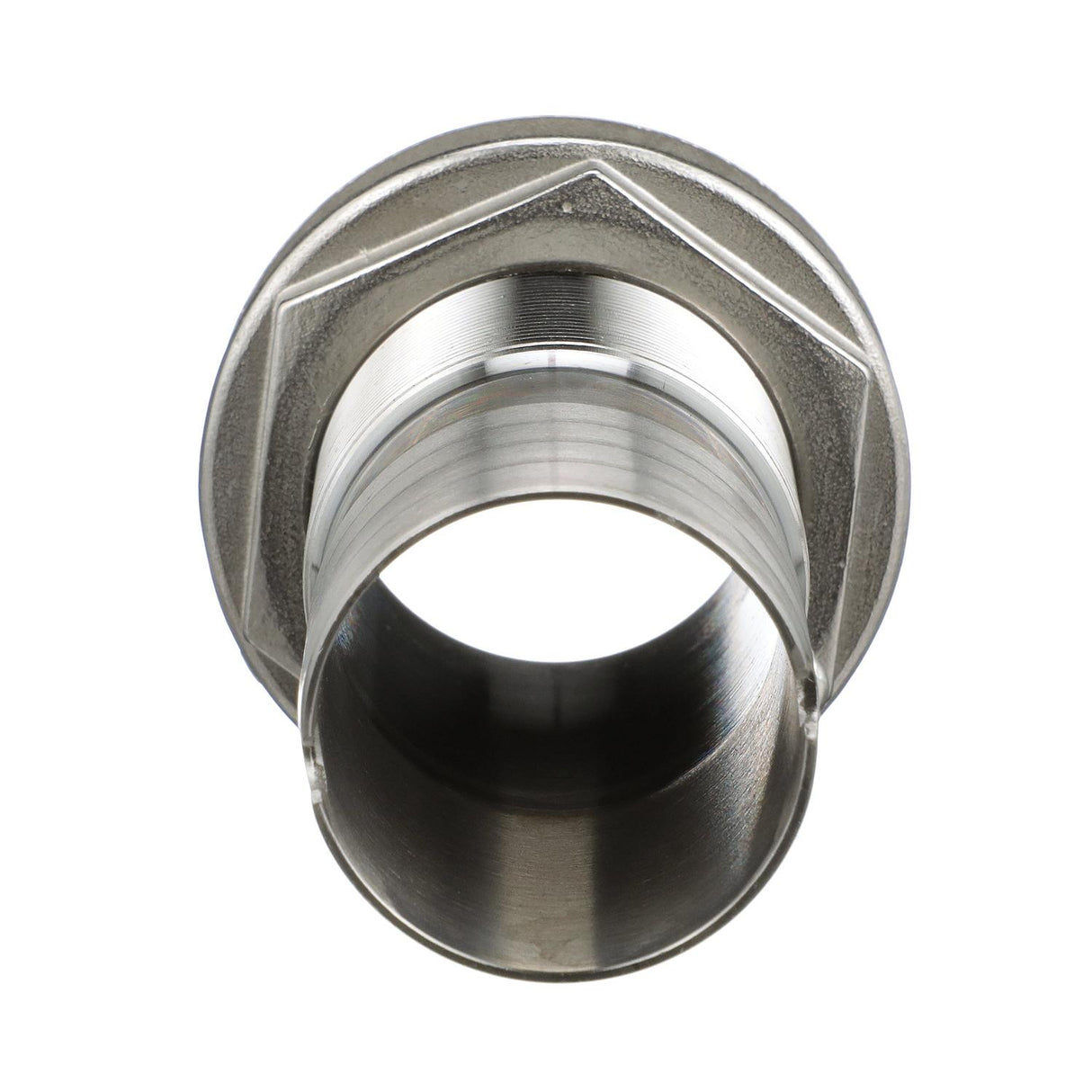 Seachoice Mega-Flow Dripless Thru Hull Fitting, 316 Stainless Steel, Fits 1-1/2 In. Hose, 1-1/2 In. Max. Hull - 50-18631 - official Seachoice product image 4
