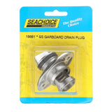 Seachoice Stainless Steel Marine Boat Garboard Drain & Plug, Polished Finish - 50-18661 - official Seachoice product image 2