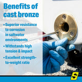Seachoice Garboard Drain Plug-1/2" (Bulk) - 18750 - official Seachoice product image 7