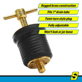 Seachoice Drain Plug-1 Twist-Brass - 50-18801 - official Seachoice product image 4