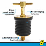 Seachoice Drain Plug-1 Twist-Brass - 50-18801 - official Seachoice product image 6