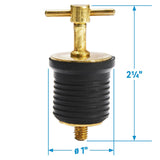 Seachoice Drain Plug-1 Twist-Brass - 50-18801 - official Seachoice product image 8