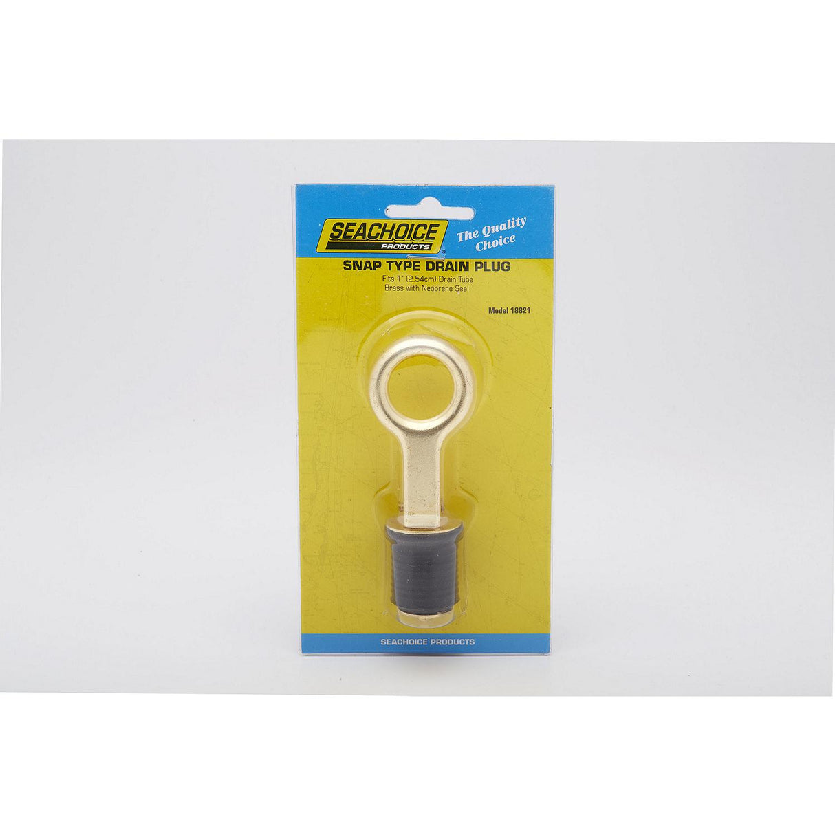 Seachoice Brass Drain Plug, 1 Snap - 50-18821 - official Seachoice product image 5