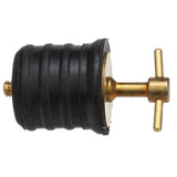 Seachoice Twist-Turn 1.25 In. Marine Boat Brass Drain Plug w/ Neoprene Seal - 50-18861 - official Seachoice product image 5