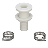 Seachoice Bilge Pump Installation Kit for 1-1/8 in. Outlets, w/ 6 Ft. Hose, 2 Hose Clamps, and Thru-Hull Fitting - 19451 - image 1