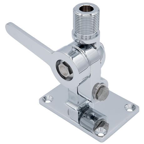 Seachoice 19521 Universal Antenna Ratchet-Mount Base, Chrome-Plated Brass - 19521 - official Seachoice product image 4