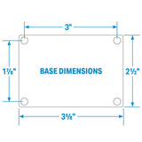 Seachoice 19722 Universal Antenna Ratchet-Mount Base, 316 Stainless Steel - 61C2051 - image 10