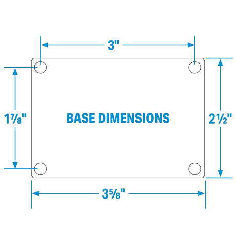 Seachoice 19722 Universal Antenna Ratchet-Mount Base, 316 Stainless Steel - 61C2051 - image 10