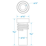 Seachoice UG175 Adapter, VHF Cable Antenna Connector - 19831 - official Seachoice product image 6