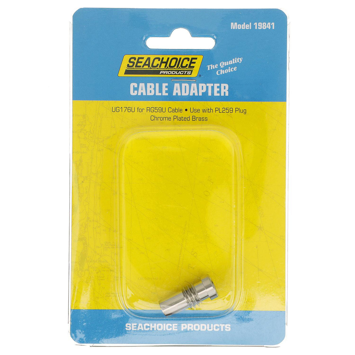Seachoice UG176 Adapter, VHF Cable Antenna Connector - 19841 - official Seachoice product image 3