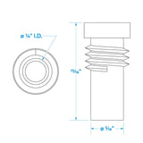Seachoice UG176 Adapter, VHF Cable Antenna Connector - 19841 - official Seachoice product image 2