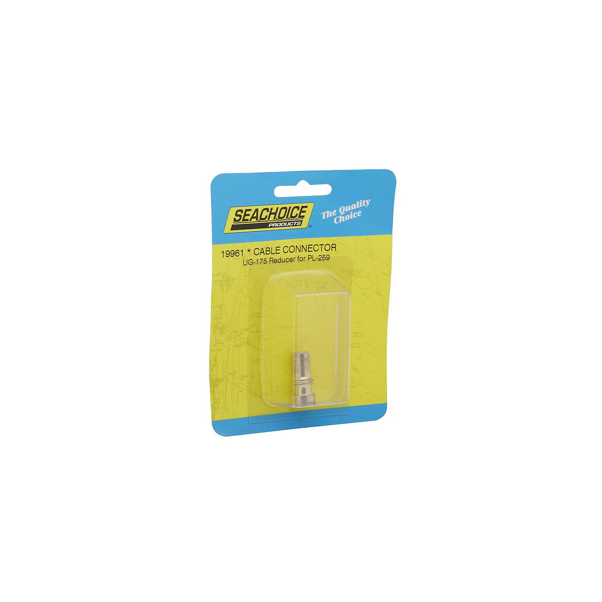 Seachoice UG175 Adapter, Silver, VHF Cable Antenna Connector - 150921
