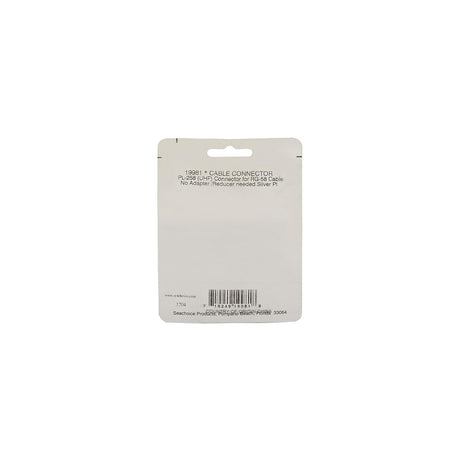 Seachoice PL258 Adapter, Silver, VHF Cable Antenna Connector - 150922 - official Seachoice product image 6