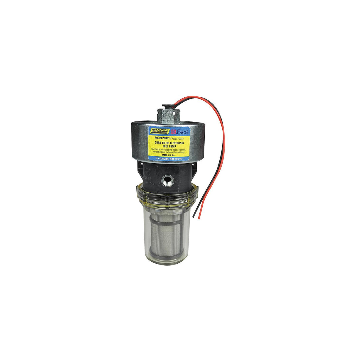 Seachoice Dura-Lift Electronic Fuel Pump, Solid State Construction, 120 in. Lift, 11.5-9 PSI, 33 GPH - 20331 - official Seachoice product image 5