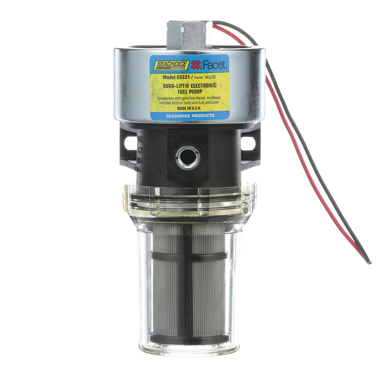 Seachoice Dura-Lift Electronic Fuel Pump, Solid State Construction, 120 in. Lift, 11.5-9 PSI, 33 GPH - 20331 - official Seachoice product image 4