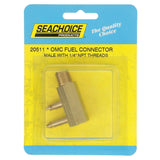 Seachoice Deluxe Fuel Connector for OMC (Evinrude/Johnson), Male, 1/4 in. NPT - 7410 - official Seachoice product image 2