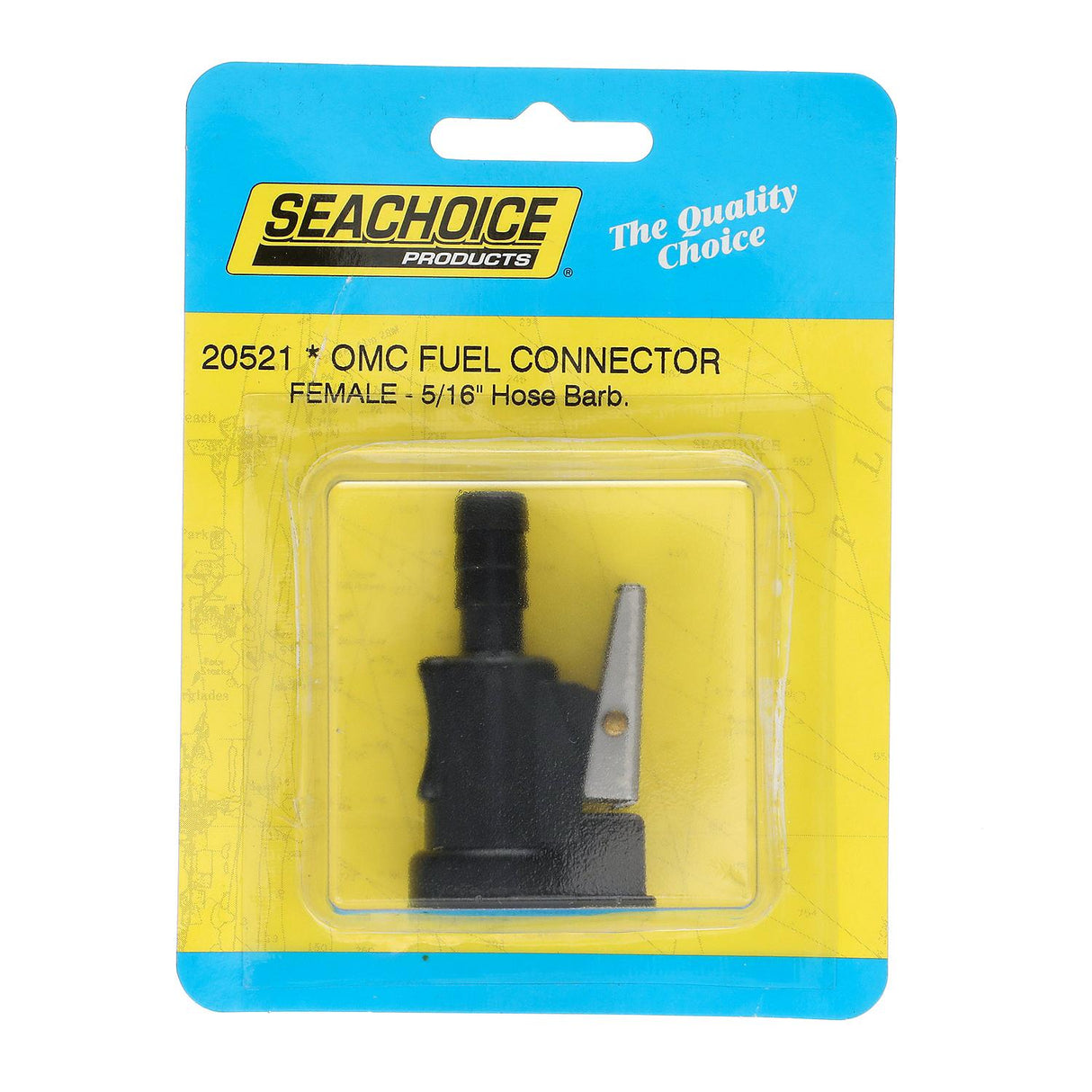 Seachoice Deluxe Fuel Connector Hose Fitting for Evinrude/Johnson, Female, 5/16 In. Barb - 7412-5 - official Seachoice product image 4
