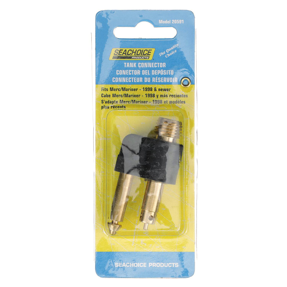 Seachoice Fuel Connector for Mercury (1998 and Newer), Male, 1/4 in. NPT - 1283 - official Seachoice product image 3
