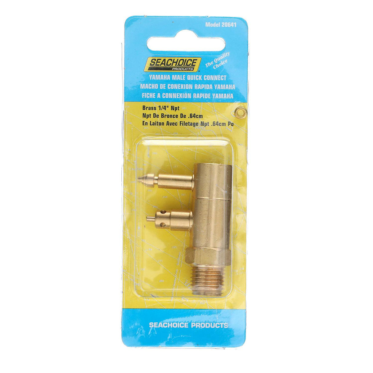Seachoice Fuel Connector Tank Fitting for Yamaha/ Mercury, Male, 1/4 In. NPT - 1280 - official Seachoice product image 4