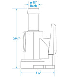 Seachoice Deluxe Fuel Connector Hose Fitting for Yamaha/Mercury, Female, 3/8 In. Barb - 7412-3 - official Seachoice product image 3