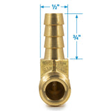 Seachoice 20711 90 Degree Brass Fuel Elbow - 50-20711 - official Seachoice product image 2