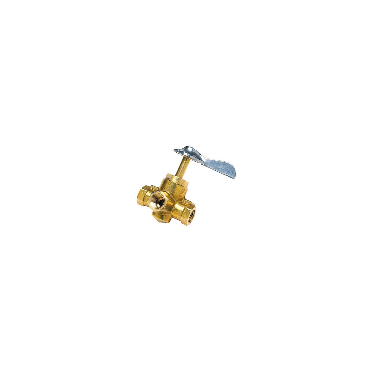 Seachoice Brass Three Way Fuel Line Valve - 50-20761