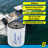 Seachoice 20938 Fuel/Water Separating Filter, Volvo/OMC, 10 Micron - SFC-85440-V106 - image 7