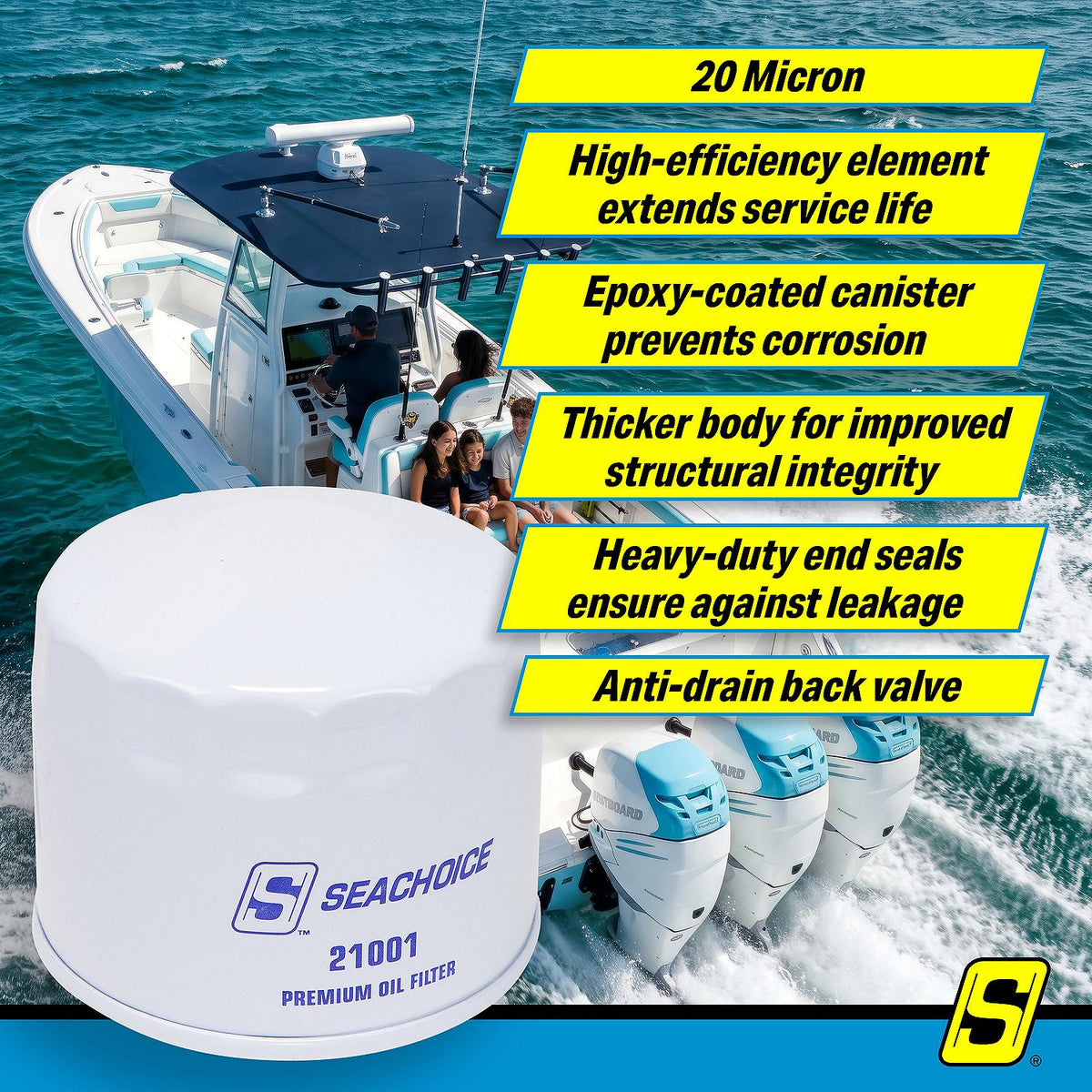 Seachoice 21001 Full-Flow Oil Filter - C-6517-V106 - image 9