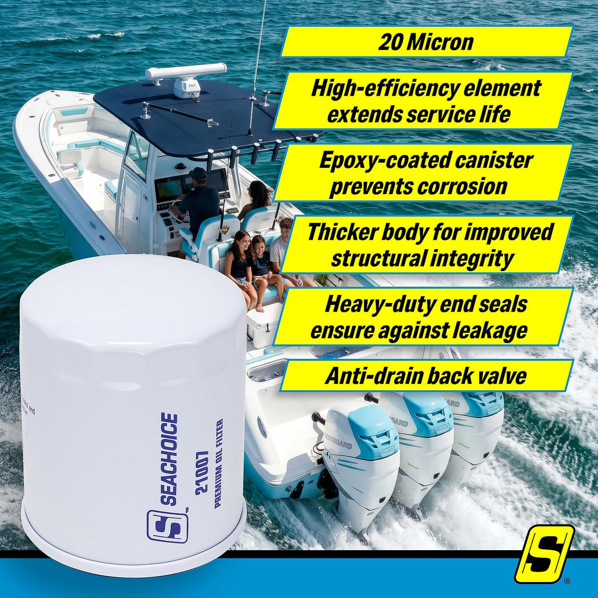 Seachoice 21007 Full-Flow Oil Filter - C-65241-V106 - image 9