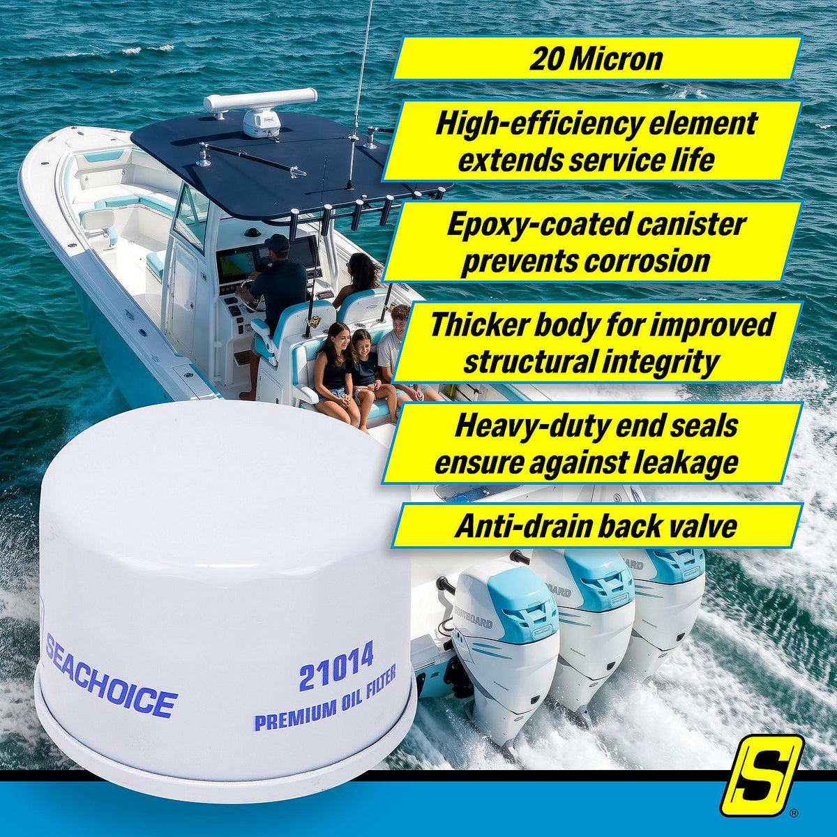 Seachoice 21014 Full-Flow Oil Filter - C-14081-V106 - image 8