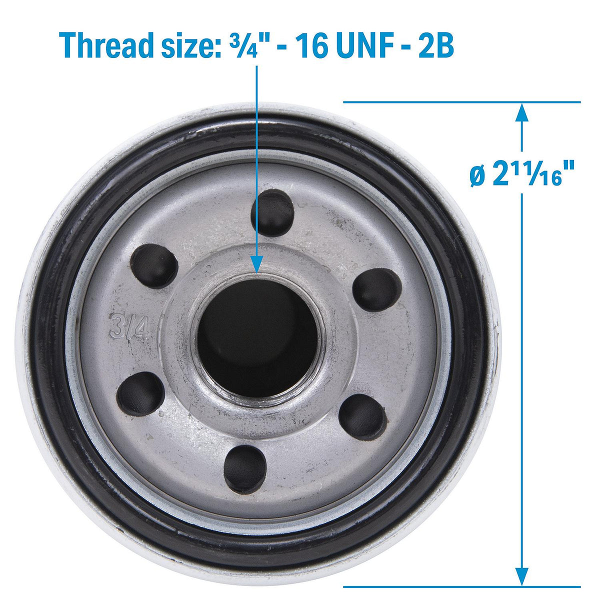 Seachoice 21017 Full-Flow Oil Filter - C-1404-V106 - image 5
