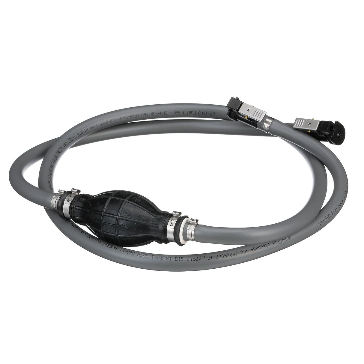Seachoice 21371 Low Permeation Fuel Line Kit With High-Output Primer Bulb, Johnson/Evinrude, 3/8 In. X 7 Ft. - 8512